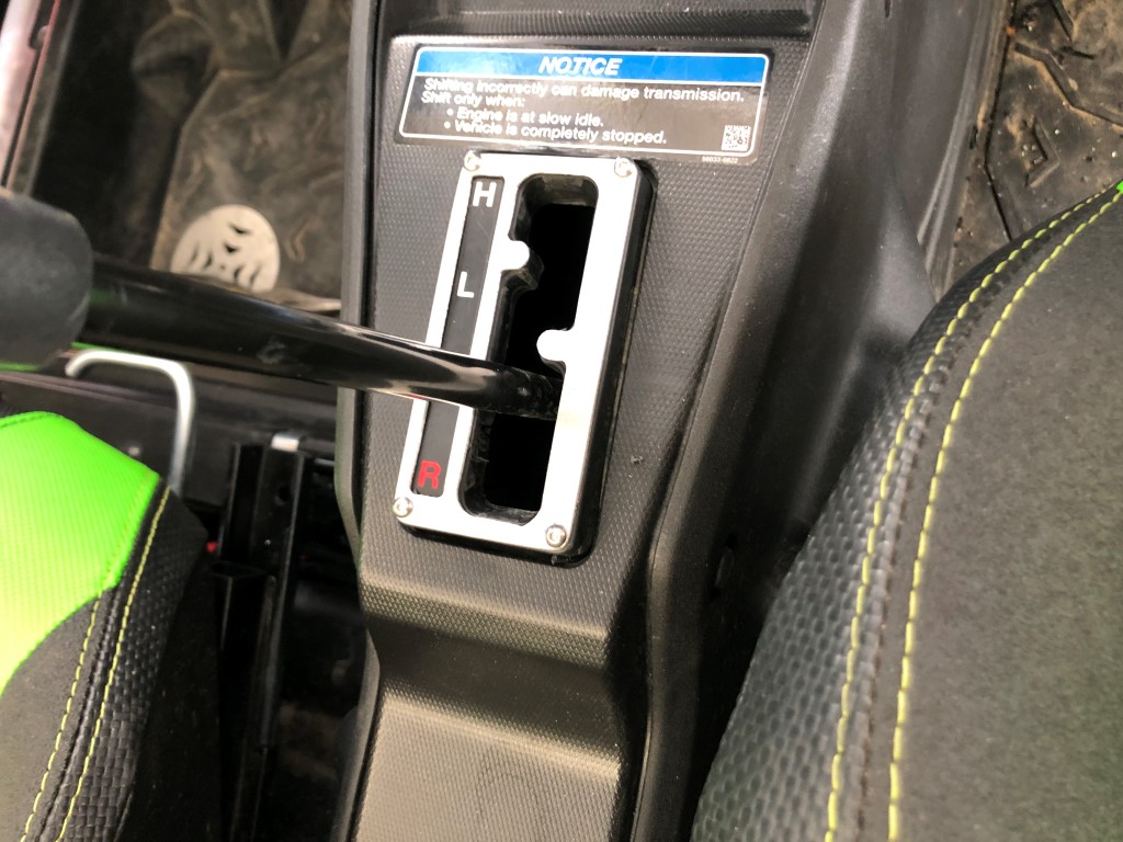 KRX & KRX4 1000 Simple Shift Gate with NO Reverse Stop [krx11 parcel